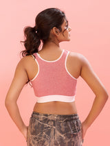 ⁠Cloud Soft Seamless Bra - Milange Pink