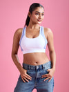 ⁠Cloud Soft Seamless Bra - Milange Blue