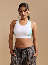 ⁠Air Touch Seamless Bra – Milange Green