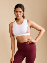 ⁠Air Touch Seamless Bra – Milange Pink