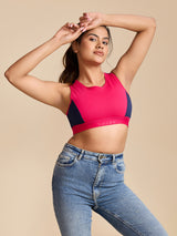 ⁠Air Touch Seamless Bra – Navy Blue