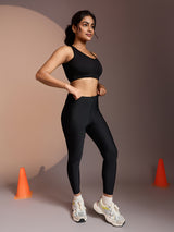 Seamless Ease Bra Top - Black
