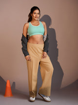 Seamless Ease Bra Top - Milange Green