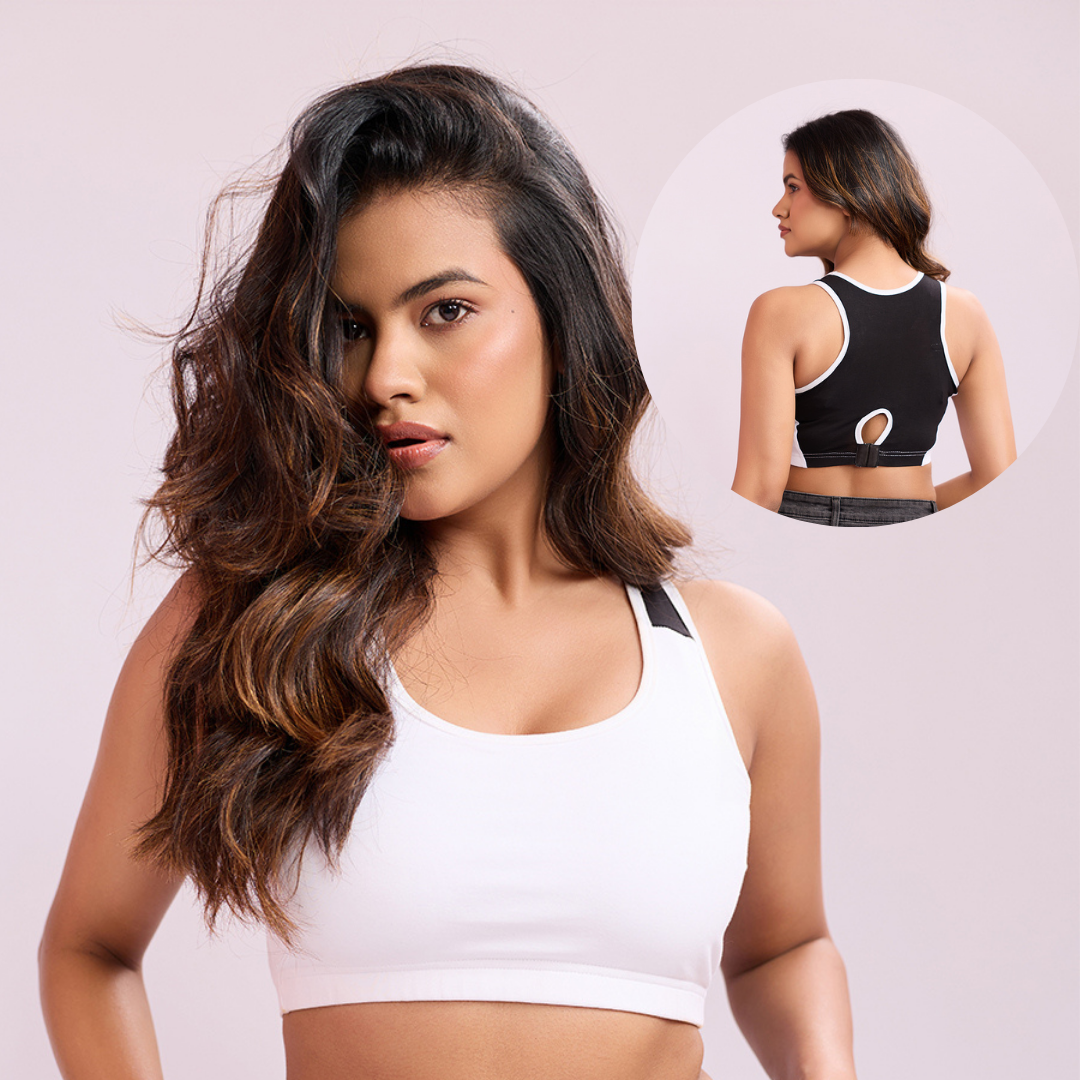 ⁠Daily Ease Bra Top - Black