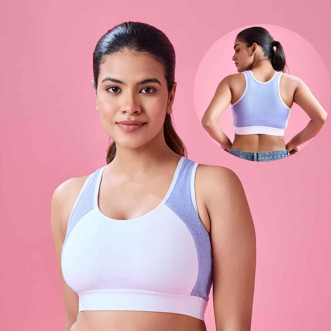 Ultra Smooth Daily Bra – Milange Blue