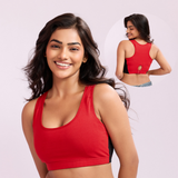⁠Daily Ease Bra Top - Red