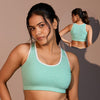 Seamless Ease Bra Top - Milange Green