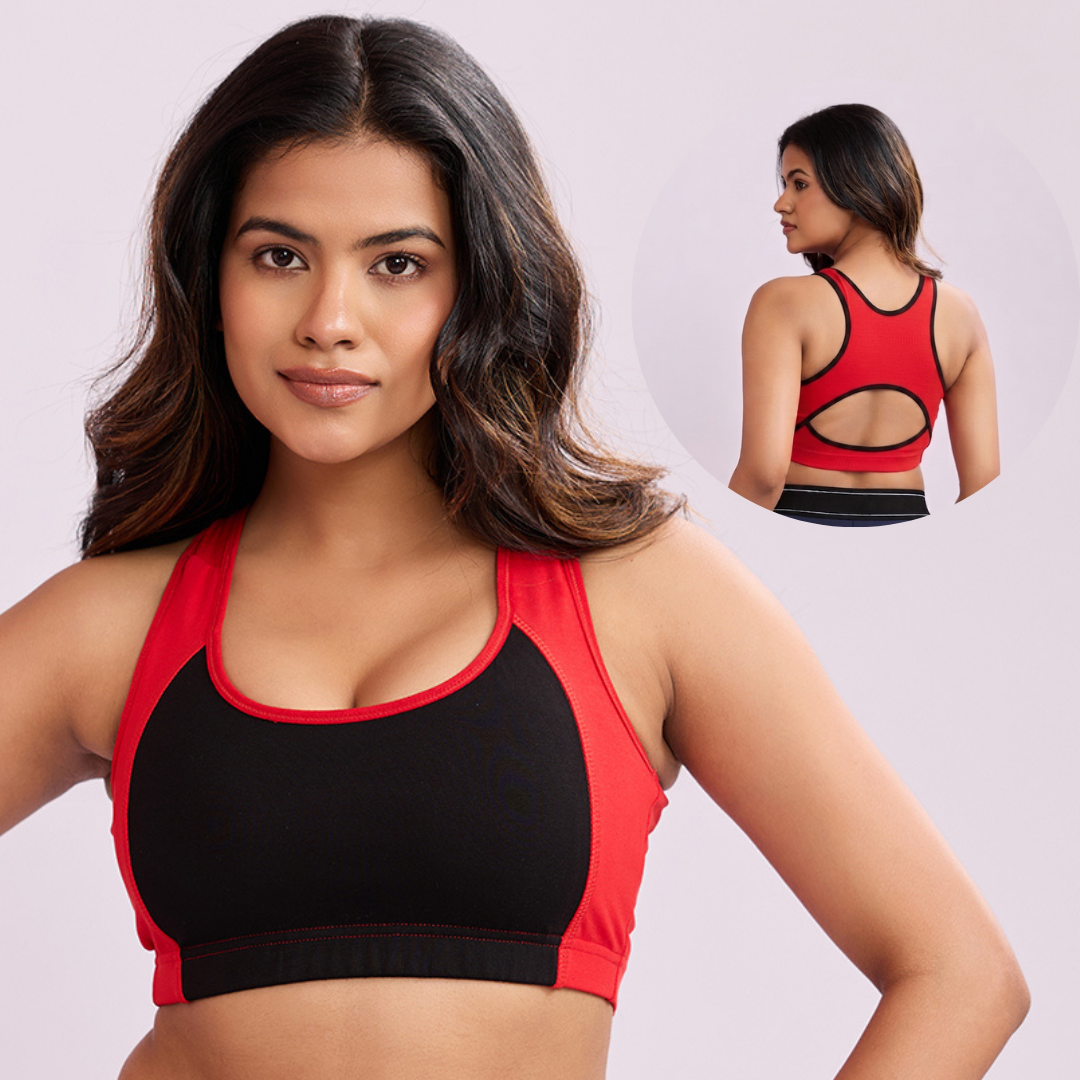 Smooth Contour Bra Top - Red