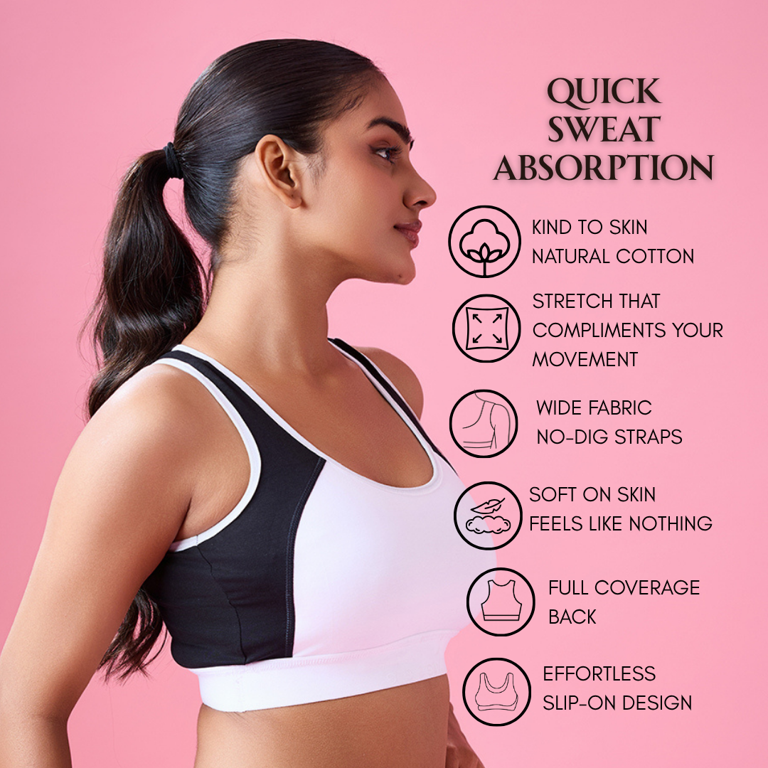 ⁠Cloud Soft Seamless Bra - Black