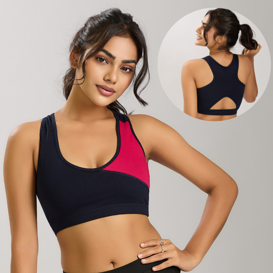 Breeze Breathable Bra - Navy Blue