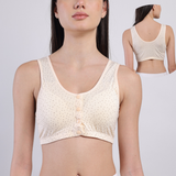 Swiss Dot Padded Bra - Warm Champagne