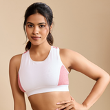 ⁠Air Touch Seamless Bra – Milange Pink