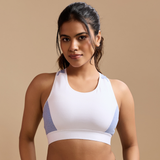 ⁠Air Touch Seamless Bra – Milange Blue