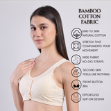 Swiss Dot Padded Bra - Warm Champagne