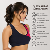 Breeze Breathable Bra - Navy Blue