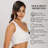 Breeze Breathable Bra - White