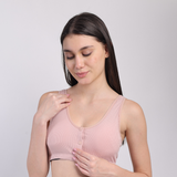 Corduroy Soft Padded Ease Bra - Dusty rose
