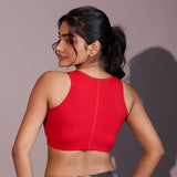 Seamless Ease Bra Top - Red