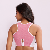 ⁠Daily Ease Bra Top - Milange Pink