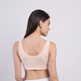 Solid Ease Comfort Padded Bra - Tropical Peach