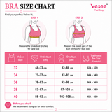Active Bamboo Cotton Padded Bra - White - FREE SIZE