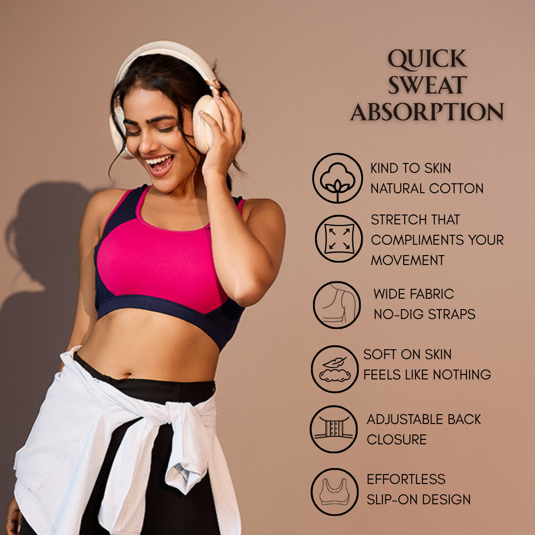 All Day Comfort Bra – Navy Blue