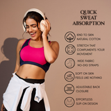 All Day Comfort Bra – Navy Blue