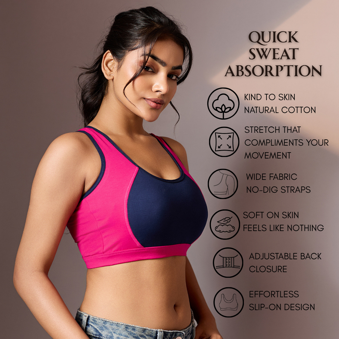 All Day Comfort Bra – Pink