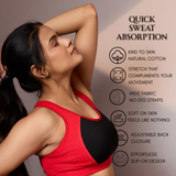 All Day Comfort Bra – Red