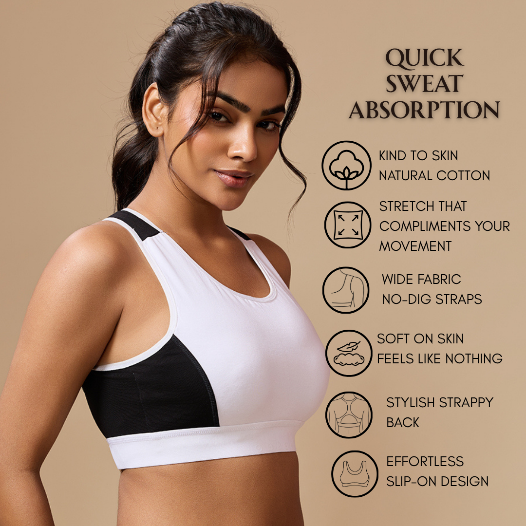 ⁠Air Touch Seamless Bra – Black