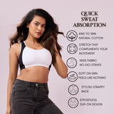 Smooth Contour Bra Top - Black