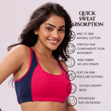 Smooth Contour Bra Top - Navy Blue