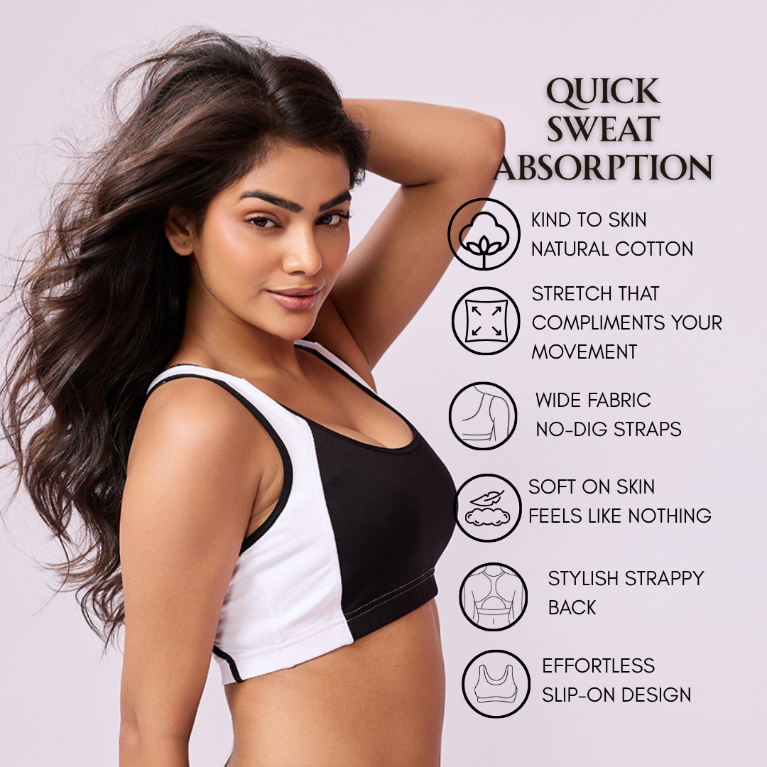 Smooth Contour Bra Top - White